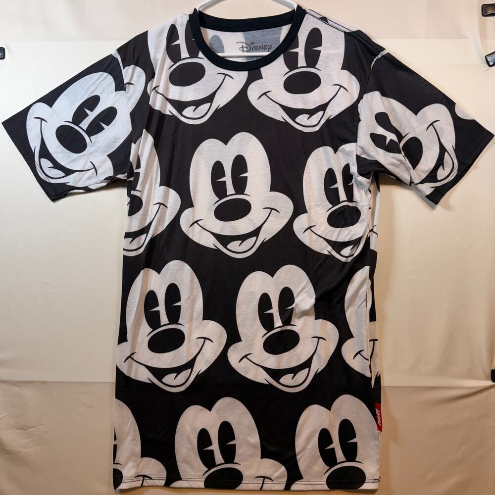 Neff Disney Mickey Mouse All Over Print T Shirt Mens Size Large